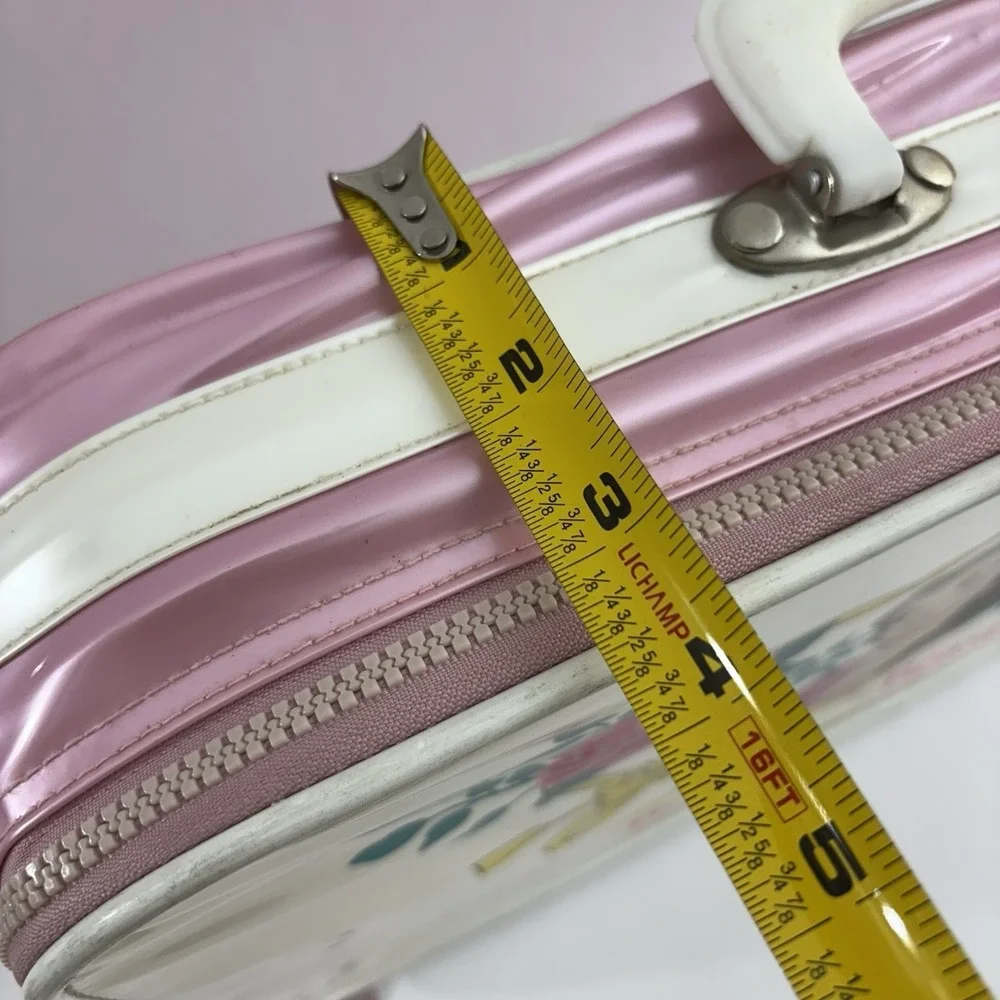 Vintage Disney Beauty And The Beast Suitcase White Zipper‎ And Handle
